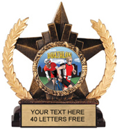 Insert Holder Star Resin Trophy [6 inch]