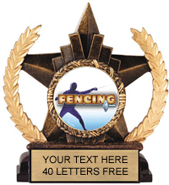 Insert Holder Star Resin Trophy [6 inch]