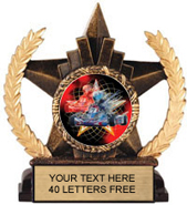 Insert Holder Star Resin Trophy [6 inch]