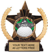 Insert Holder Star Resin Trophy [6 inch]