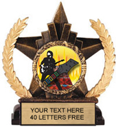 Insert Holder Star Resin Trophy [6 inch]