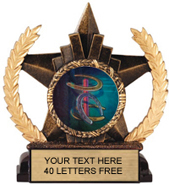 Insert Holder Star Resin Trophy [6 inch]