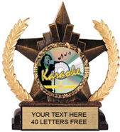 Insert Holder Star Resin Trophy [6 inch]