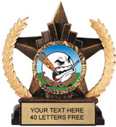 Insert Holder Star Resin Trophy [6 inch]