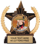 Insert Holder Star Resin Trophy [6 inch]