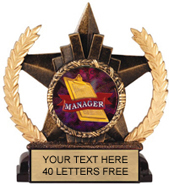 Insert Holder Star Resin Trophy [6 inch]
