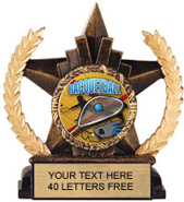 Insert Holder Star Resin Trophy [6 inch]