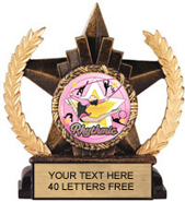 Insert Holder Star Resin Trophy [6 inch]