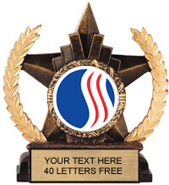 Insert Holder Star Resin Trophy [6 inch]