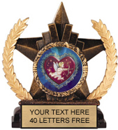 Insert Holder Star Resin Trophy [6 inch]