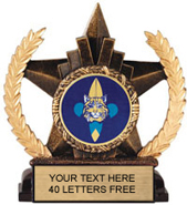 Insert Holder Star Resin Trophy [6 inch]