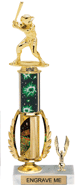 17 inch Baseball Spinning Sport Riser