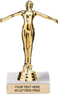 Figure on Base Trophy [6 inch]