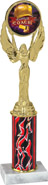 Winged Victory Color Insert Trophy w/ Column