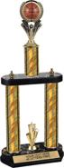 Basketball Spinning Ball Trophy [18 inch]