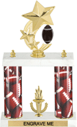 Football Shooting Star Spinning Trophy [12 inch]