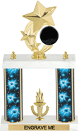 Hockey Shooting Star Spinning Trophy [12 inch]