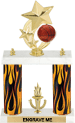 Basketball Shooting Star Spinning Trophy [14 inch]