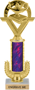 Trophy: Interchangeable column w/ wreath riser