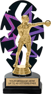Purple Star Rhythm Backdrop Trophy [8 inch]