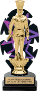 Purple Star Rhythm Backdrop Trophy [8 inch]