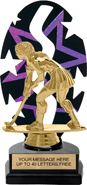Purple Star Rhythm Backdrop Trophy [8 inch]