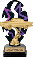 Purple Star Rhythm Backdrop Trophy [8 inch]