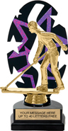 Purple Star Rhythm Backdrop Trophy [8 inch]