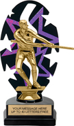 Purple Star Rhythm Backdrop Trophy [8 inch]
