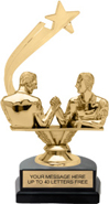 Gold Shooting Star Backdrop Trophy [8 inch]