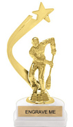 Gold Shooting Star Backdrop Trophy [8 inch]