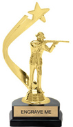 Gold Shooting Star Backdrop Trophy [8 inch]