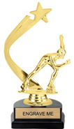 Gold Shooting Star Backdrop Trophy [8 inch]
