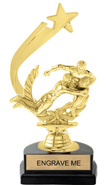 Gold Shooting Star Backdrop Trophy [8 inch]