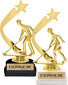 Gold Shooting Star Backdrop Trophy [8 inch]