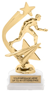 Gold Shooting Star Backdrop Trophy [8 inch]