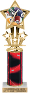 10.5 inch Shooting Star Color Insert Trophy w/ Column