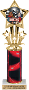 10.5 inch Shooting Star Color Insert Trophy w/ Column