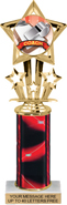 10.5 inch Shooting Star Color Insert Trophy w/ Column