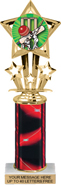 10.5 inch Shooting Star Color Insert Trophy w/ Column