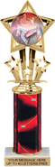 10.5 inch Shooting Star Color Insert Trophy w/ Column