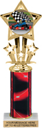 10.5 inch Shooting Star Color Insert Trophy w/ Column