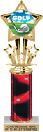10.5 inch Shooting Star Color Insert Trophy w/ Column