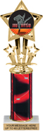 10.5 inch Shooting Star Color Insert Trophy w/ Column