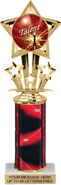 10.5 inch Shooting Star Color Insert Trophy w/ Column