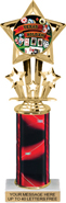 10.5 inch Shooting Star Color Insert Trophy w/ Column