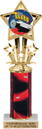 10.5 inch Shooting Star Color Insert Trophy w/ Column