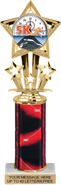 10.5 inch Shooting Star Color Insert Trophy w/ Column