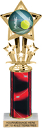 10.5 inch Shooting Star Color Insert Trophy w/ Column