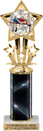 12.5 inch Shooting Star Color Insert Trophy w/ Column